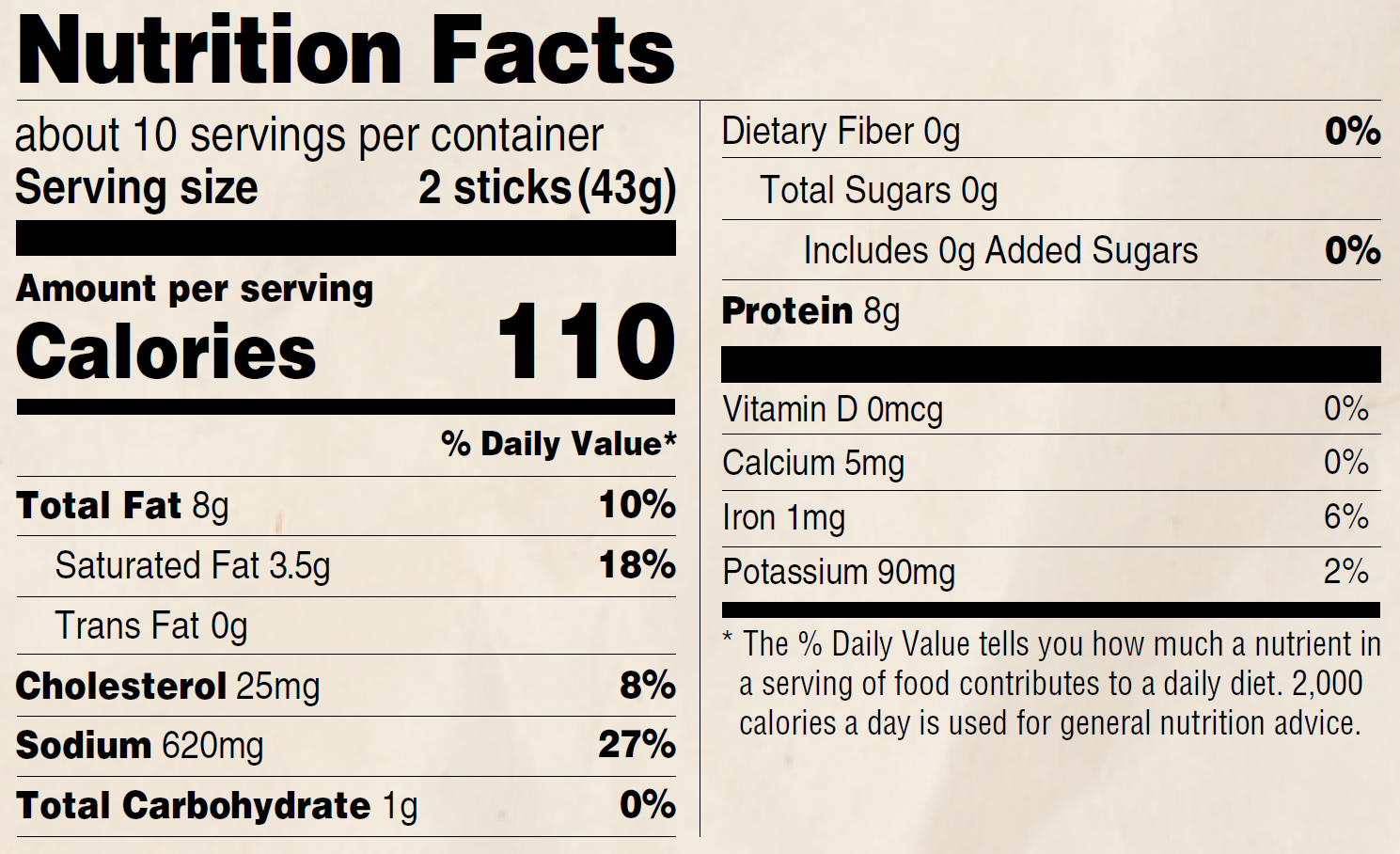 Original Mild Beef Sticks Lebanon Bologna 16 Oz. Ingredients