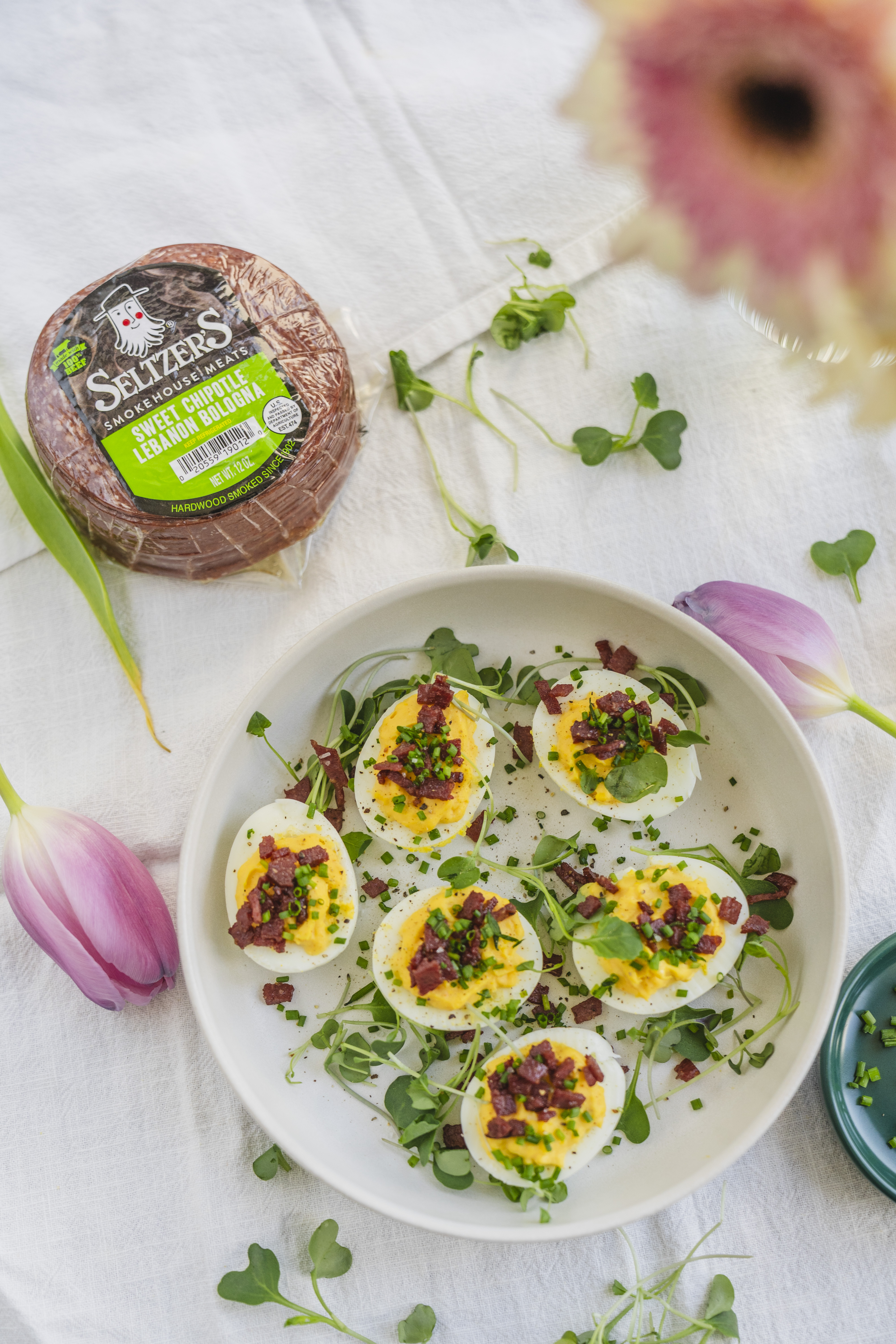 Bologna Deviled Eggs