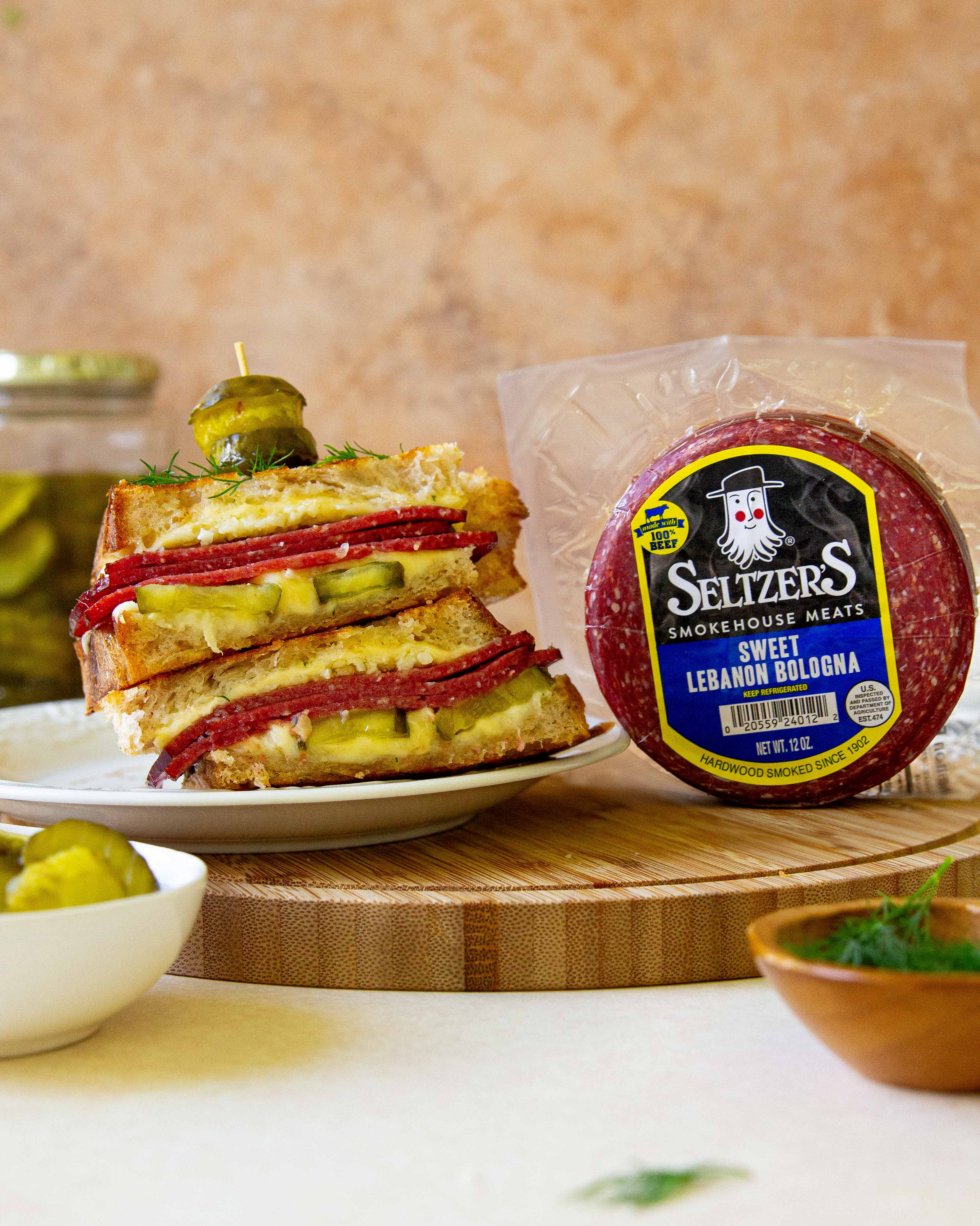 Dill Pickle Grilled Cheese Sandwich